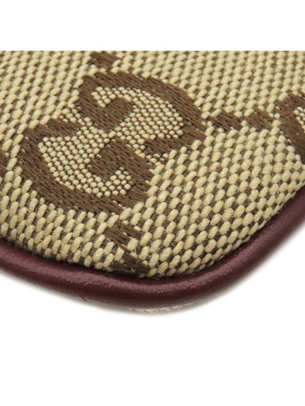 Gucci Clutch Snake Pattern GG Canvas Leather Brown Rosso Ancora Gold Bordeaux - Picture 4 of 9